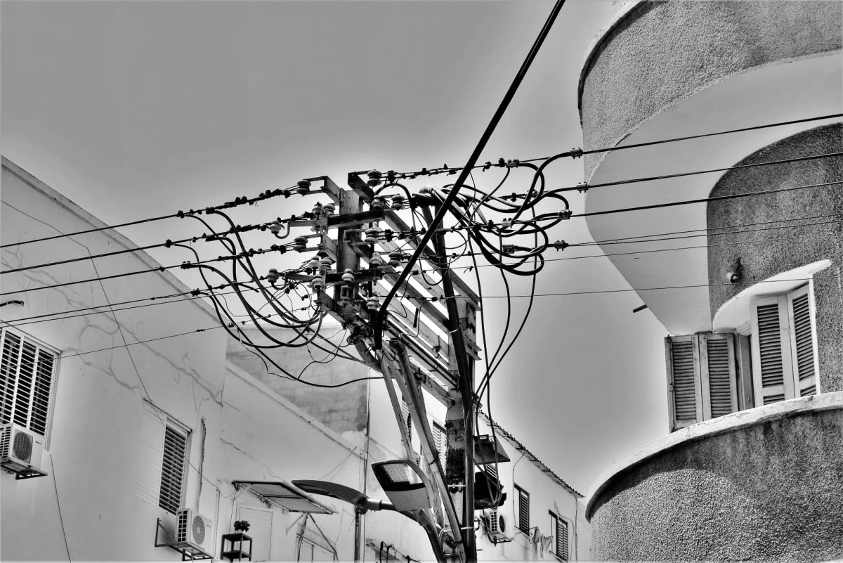 Electricity Wires by Anat Ambar 