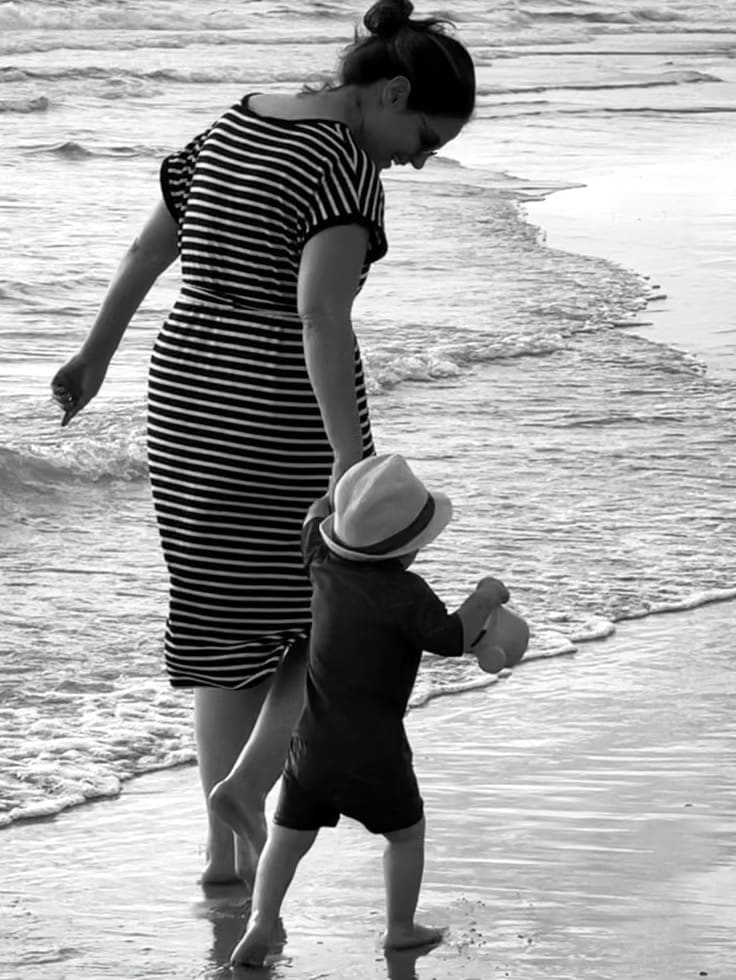 Mother and Son by Anat Ambar 