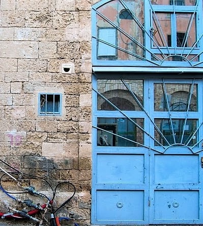 Blue Window and Door by Anat Ambar 