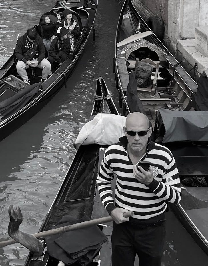The Gondolier by Anat Ambar 