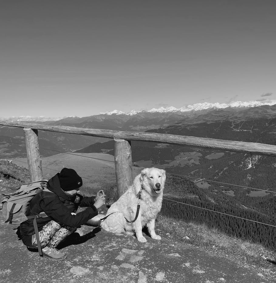 Me and My dog by Anat Ambar 