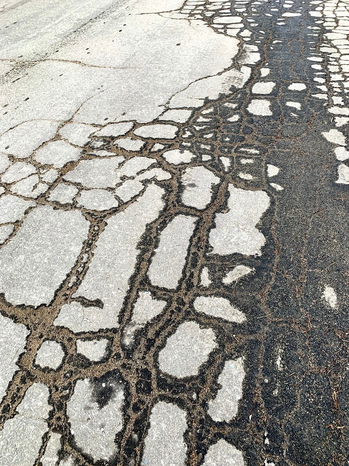 Cracked Asphalt by Anat Ambar 