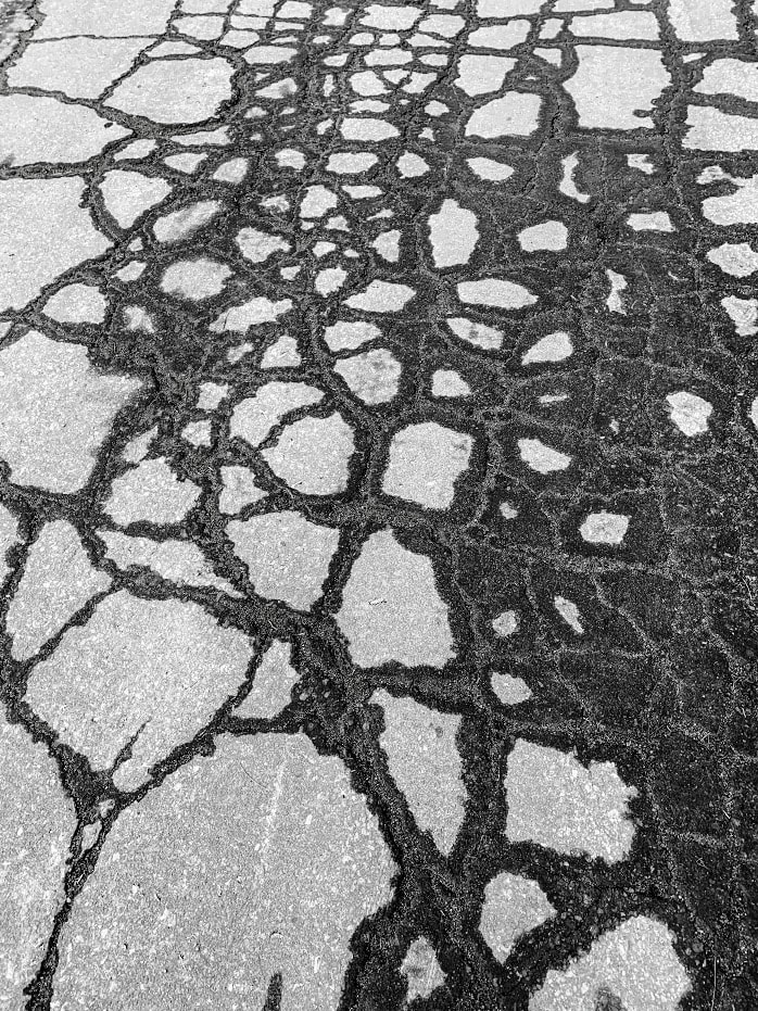 Crecked Asphalt by Anat Ambar 