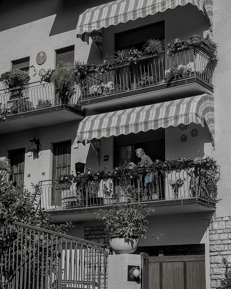 On the Balcony by Anat Ambar 