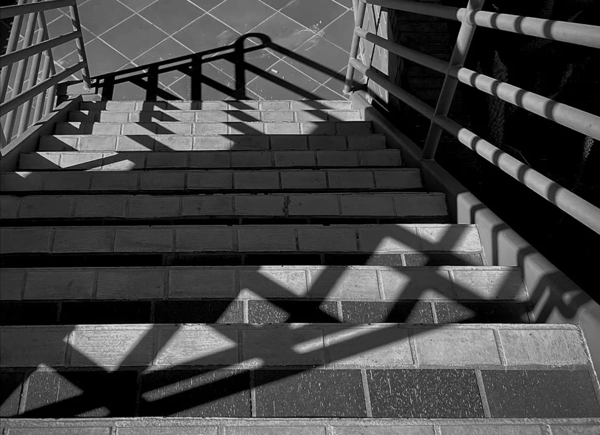 Shadows on Steps by Anat Ambar 