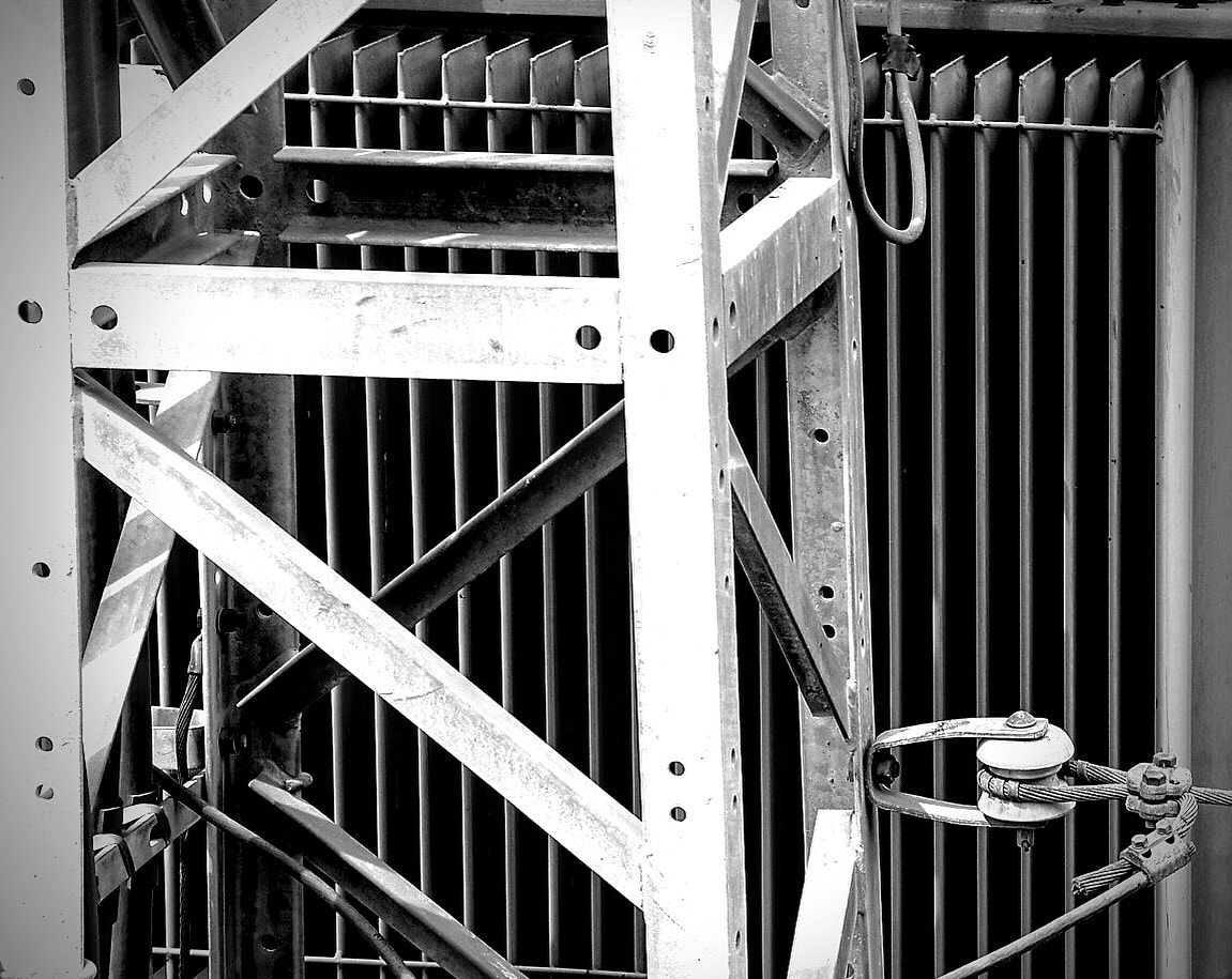 Metal Structure Detail by Anat Ambar 