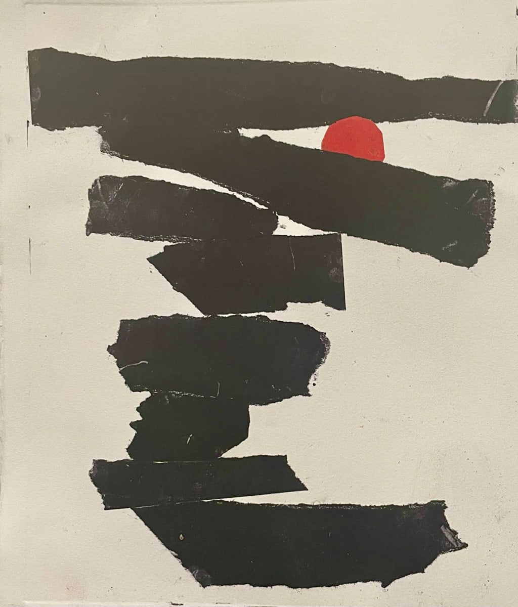 Red Behind Black by Anat Ambar 