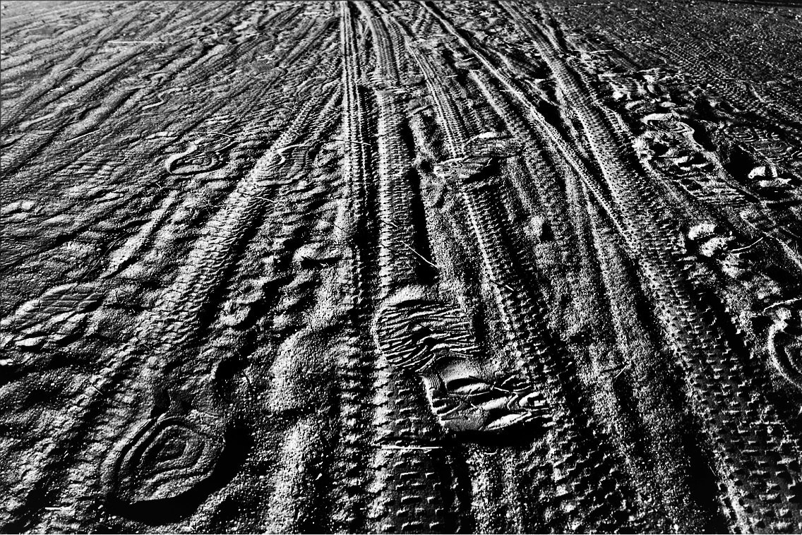 Feet and CarInprints by Anat Ambar 