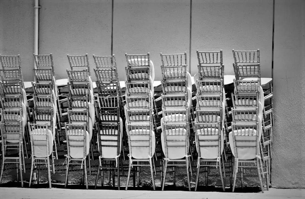 Stacked Chairs by Anat Ambar 