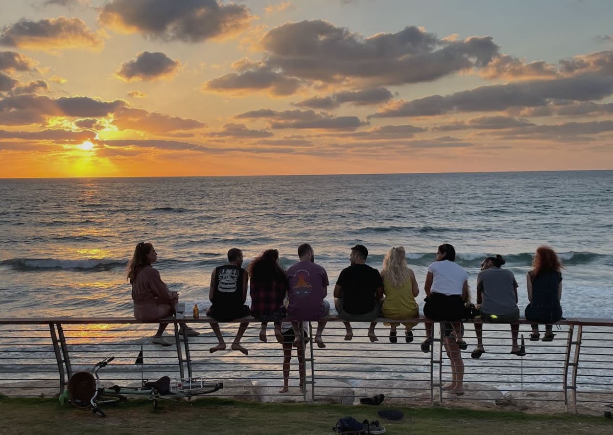 Watching the sunset by Anat Ambar 