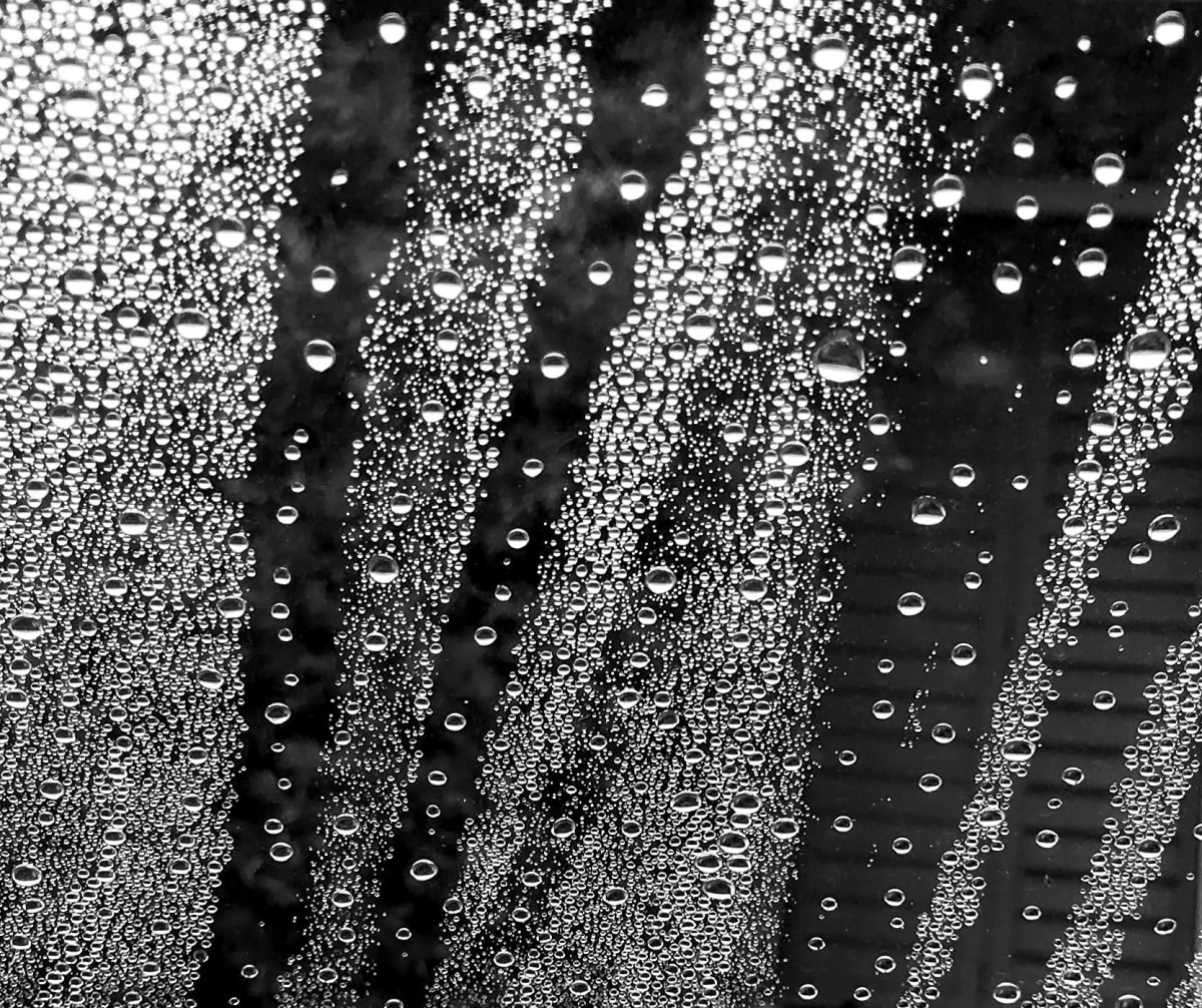 Rain Drops on Window Shield by Anat Ambar 