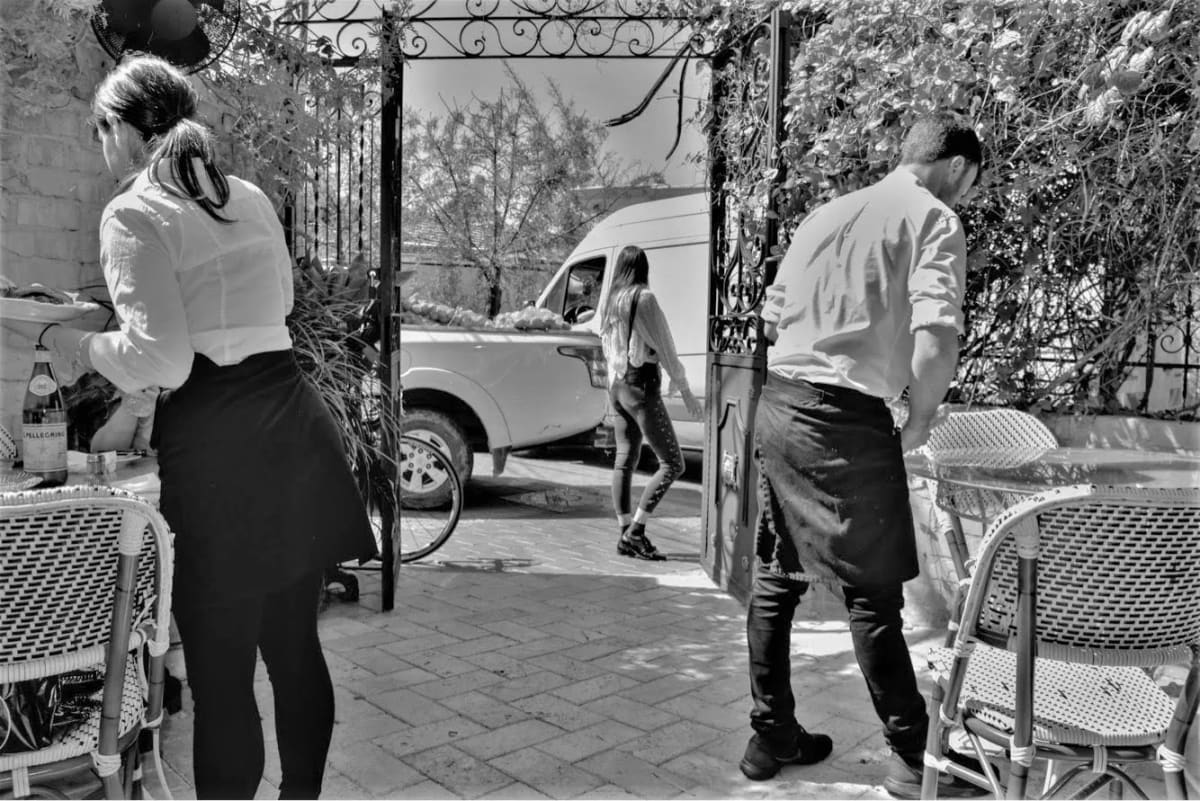 Waitressing by Anat Ambar 