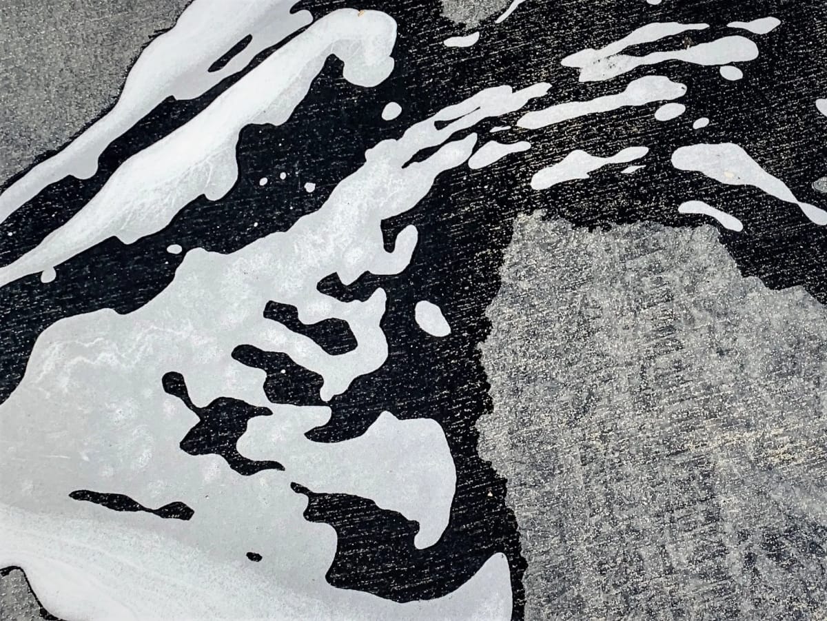 Oil and Soap On Pavement by Anat Ambar 