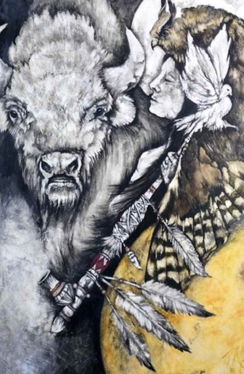 White Buffalo Woman by Tabitha Benedict, Image 1.