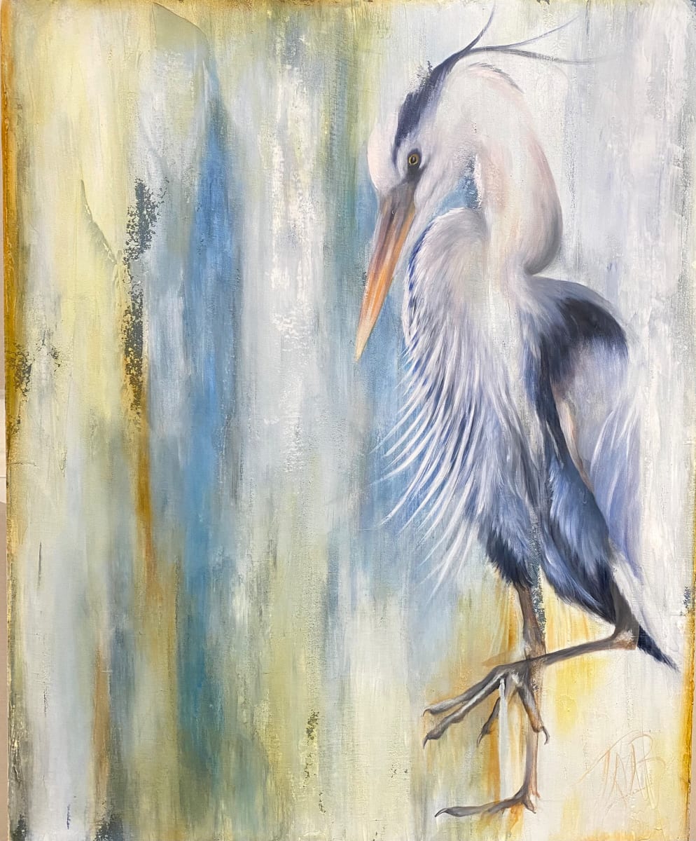 Silence of The Heron by Tabitha Benedict  Image: She set out on a journey, a journey of self reliance.
