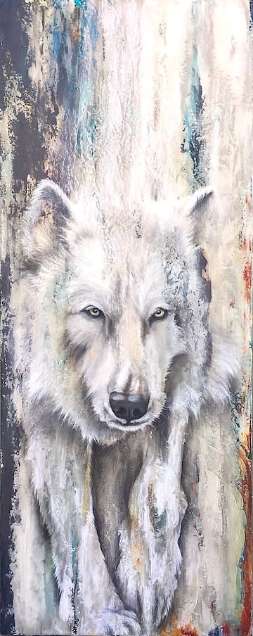 From the Depths  "Arctic Wolf" by Tabitha Benedict 