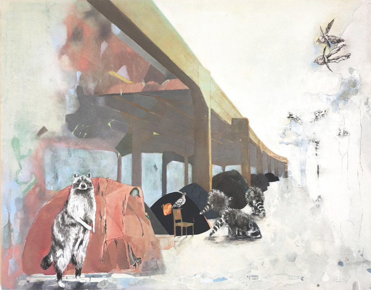 Racoons/ Mapaches by eE.l.os 