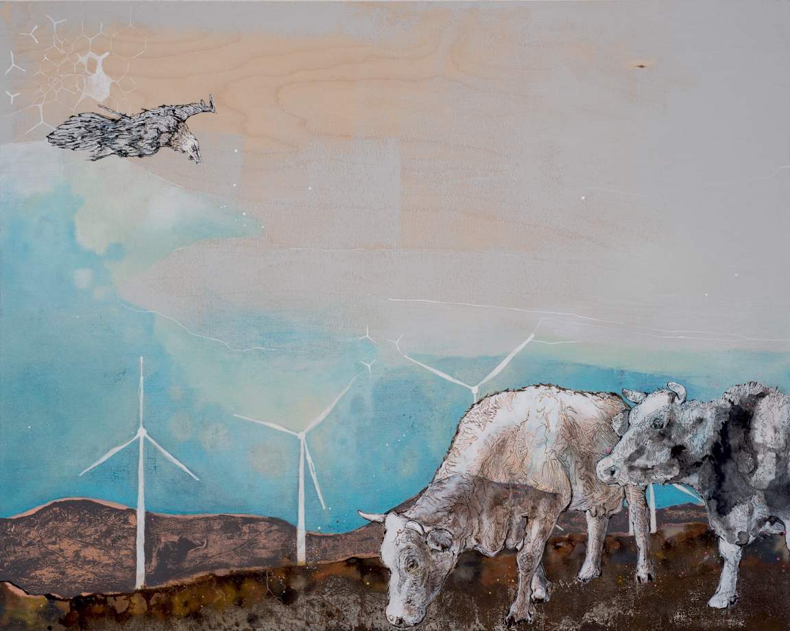 El zamuro y las vacas / The vulture and the cows by eE.l.os 
