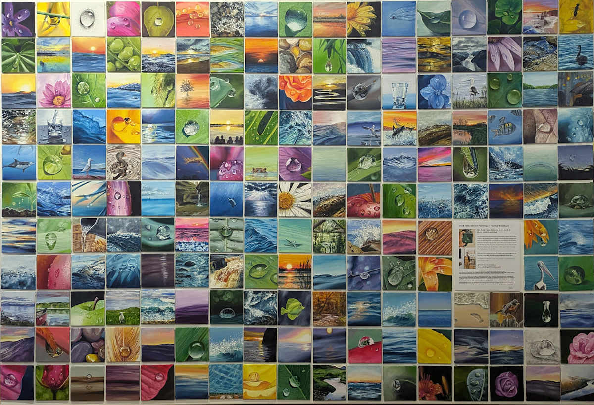 Daily Mini Paintings by Heather Bradbury  Image: Daily Mini Paintings - 200+ paintings painted throughout 2024