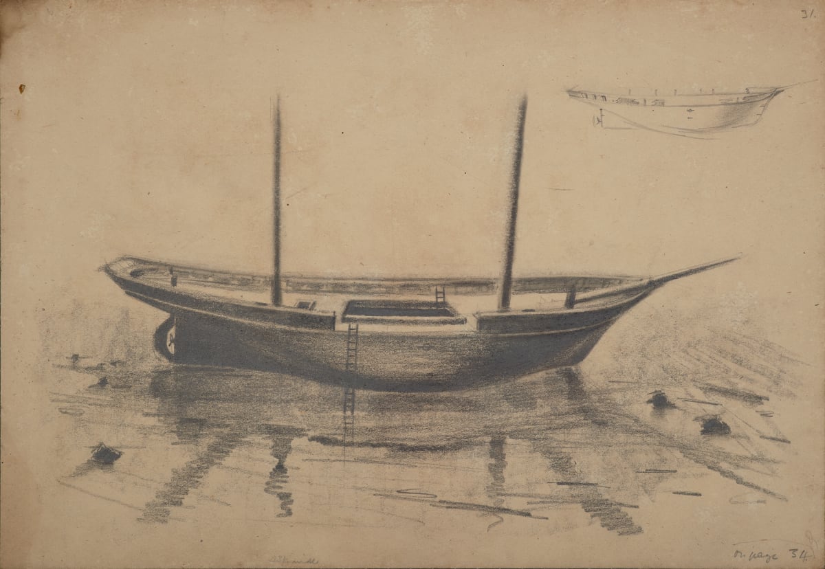 Untitled (Ship Deck Study) by Michael Lester  Image: Recto