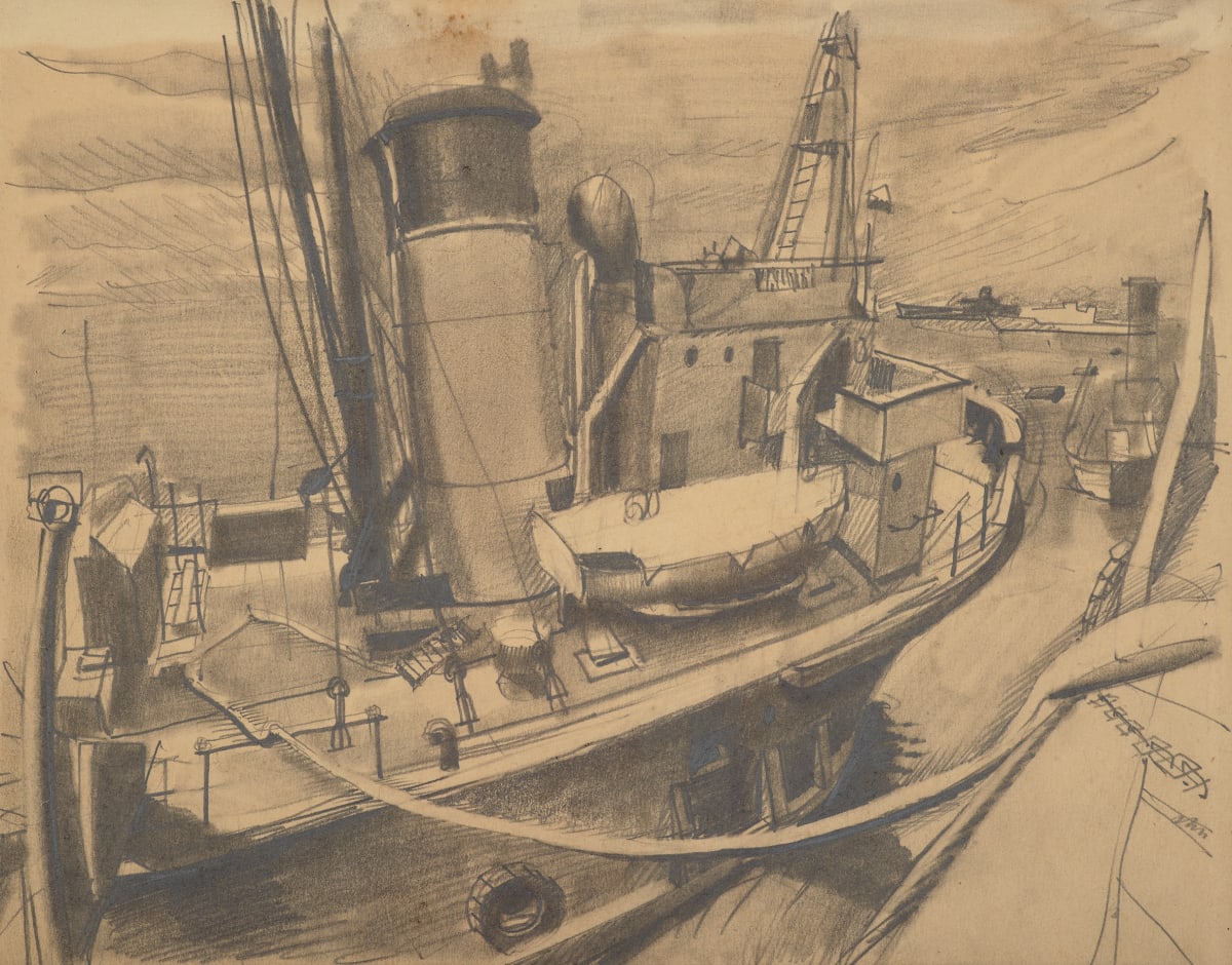 Untitled (“Jaunty in Devonport Taking Fresh Water”) by Michael Lester, Image 3.