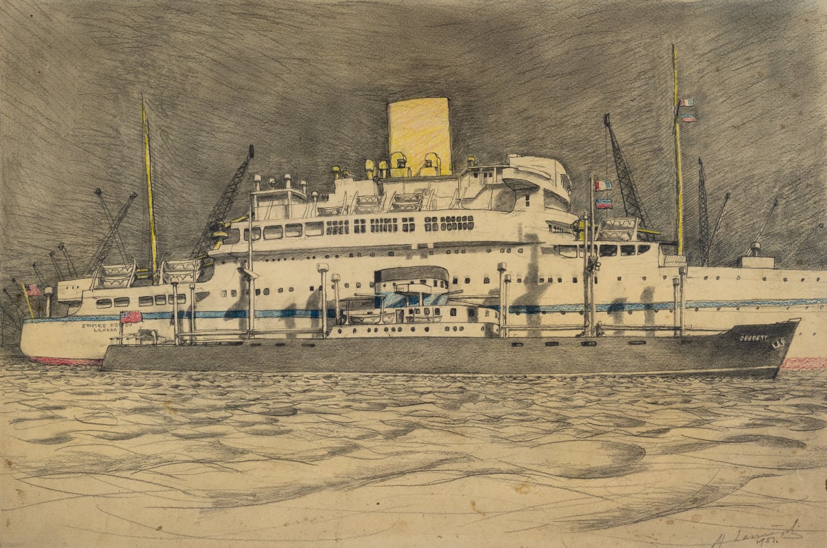 Untitled (Empire Fowey alongside Debrett) by Michael Lester, Image 2.