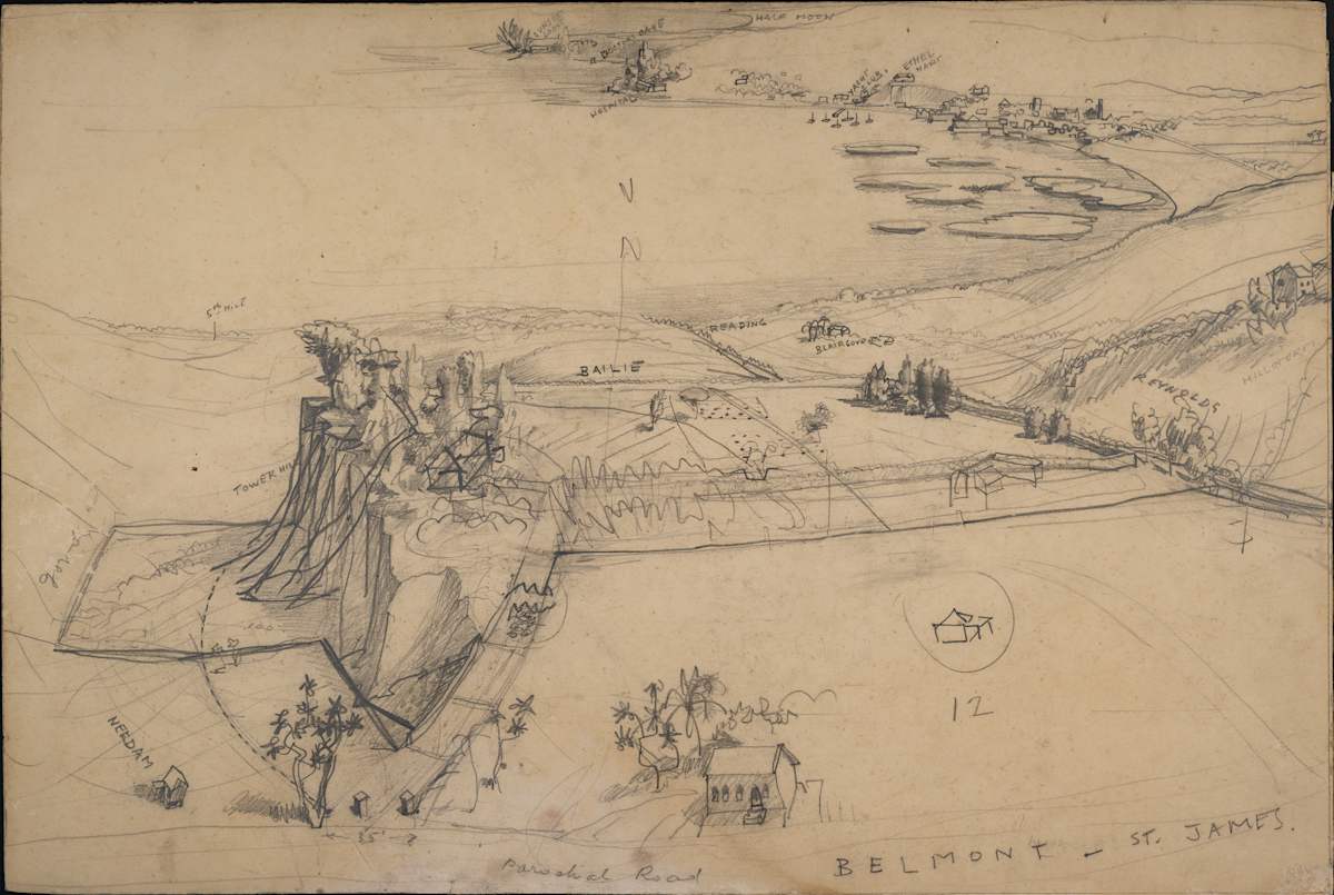 Untitled (View of Montego Bay from Artist’s Estate) by Michael Lester, Image 3.