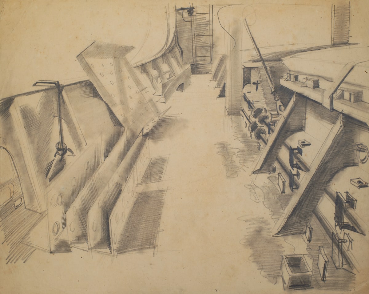 Untitled (Ship Deck Study) by Michael Lester  Image: Recto