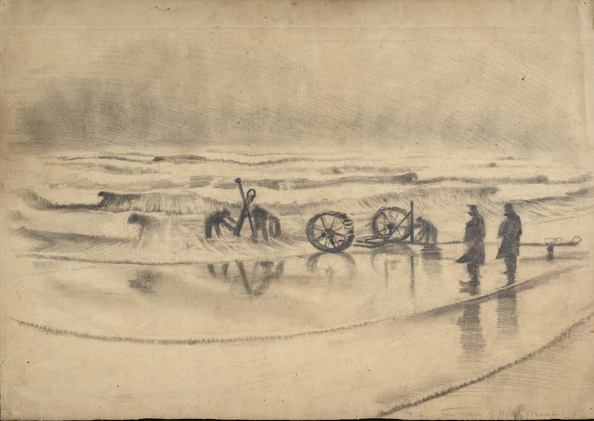 Untitled (The Rescue) by Michael Lester  Image: Recto