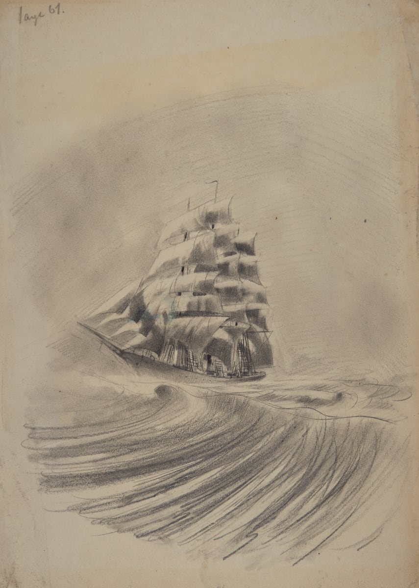 Untitled (Fully Rigged Ship) by Michael Lester  Image: Recto