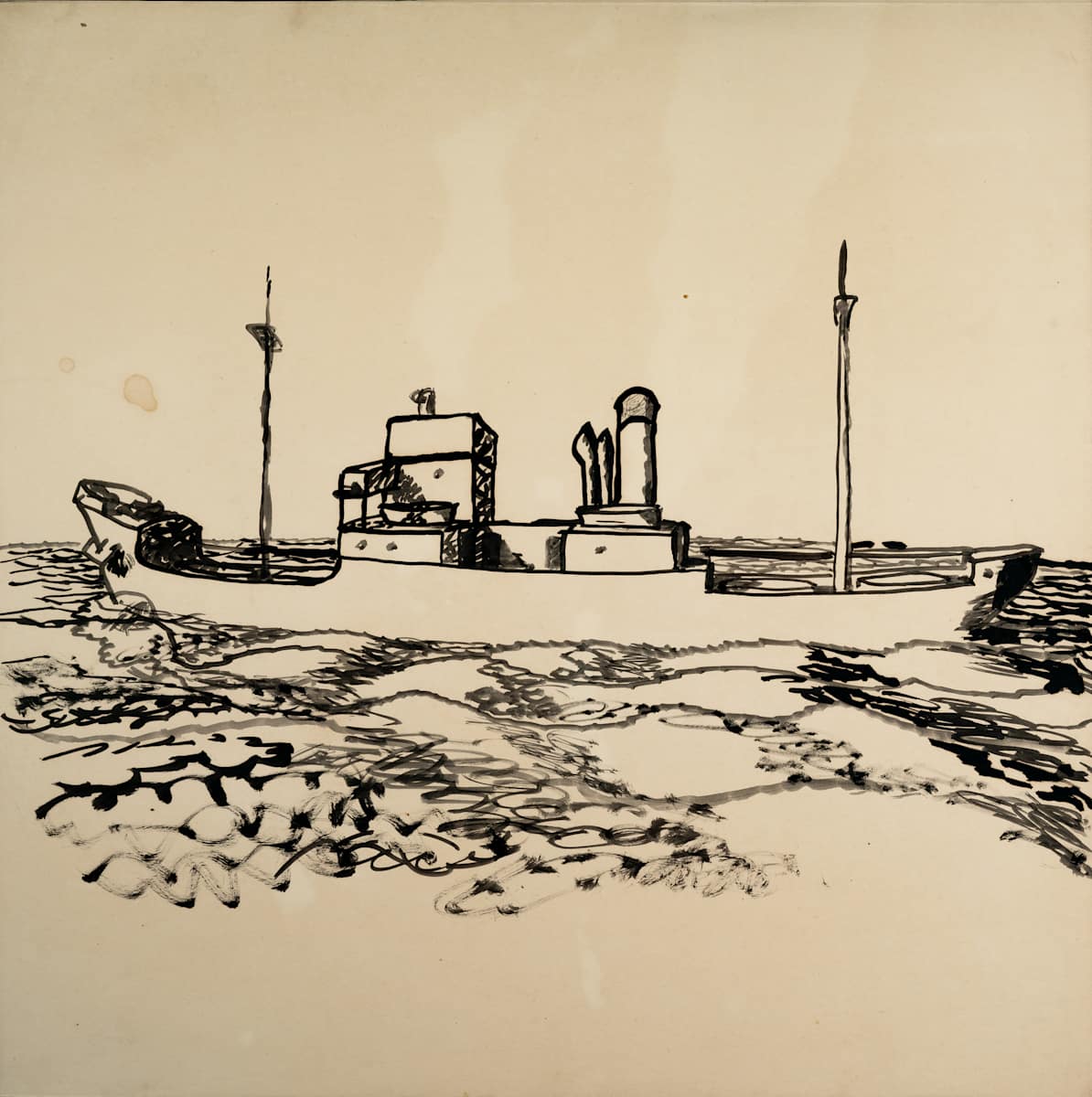 Untitled (Starboard view of RFA ship) by Michael Lester, Image 4.