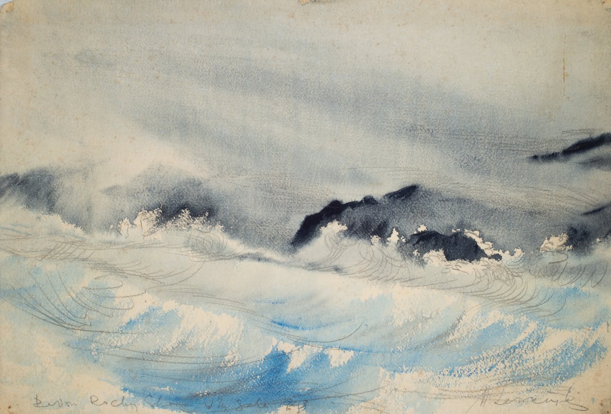 Untitled (Devon Rocky Shore I) by Michael Lester  Image: Recto