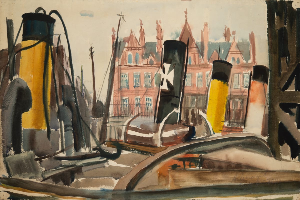 Untitled (Cardiff, The Tugs) by Michael Lester  Image: Recto - 2022.228a