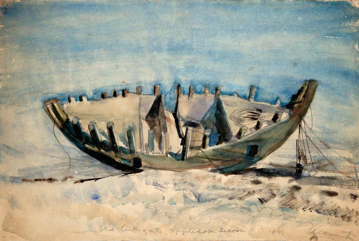 Untitled (Old Lock Gate, Appledore, Devon) by Michael Lester  Image: Recto