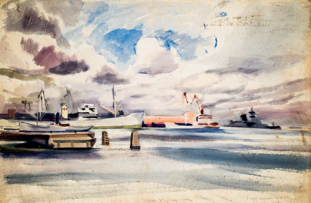 Untitled (Harbor Scene), Image 2.