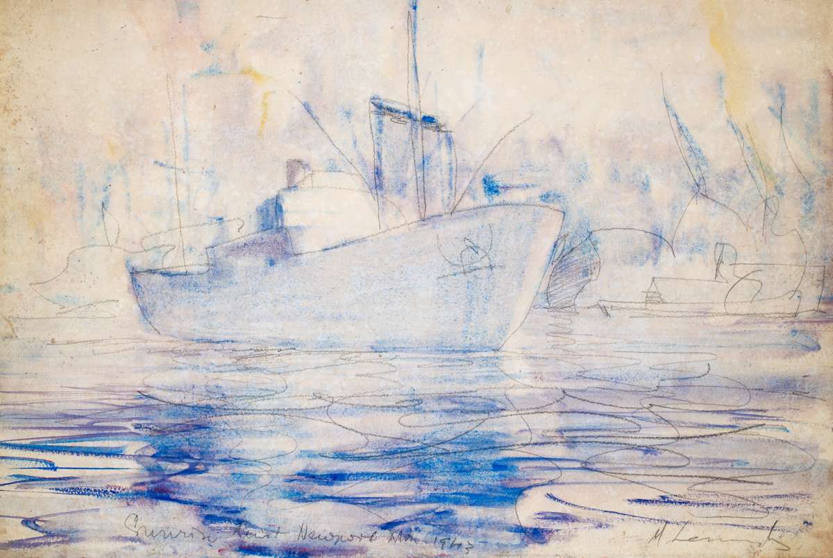 Untitled (Sunrise, Newport) by Michael Lester  Image: Recto
