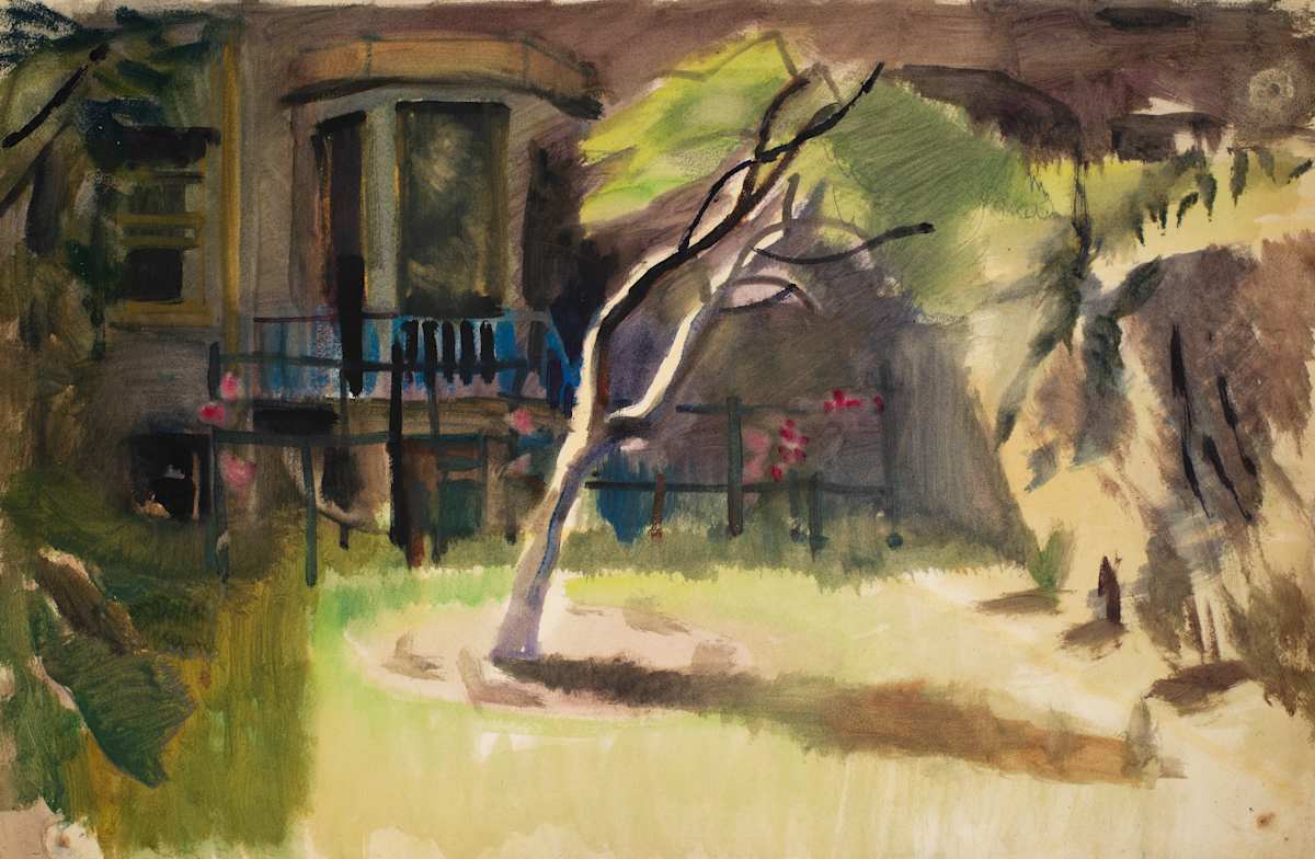 Untitled (Tree and Shadows)  Image: Recto