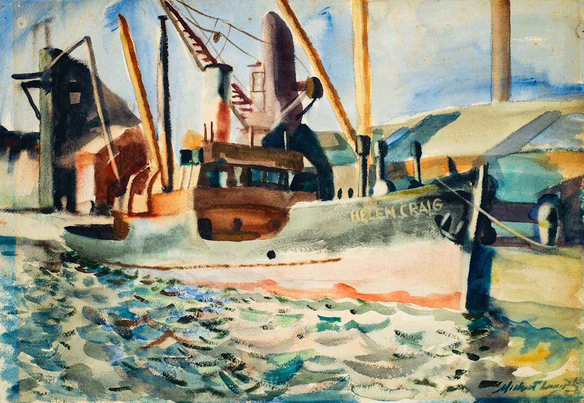 Untitled (The Helen Craig Docked) by Michael Lester  Image: Recto