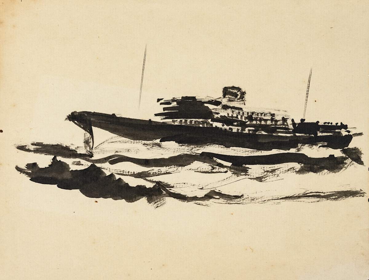 Untitled (Steamship) by Michael Lester  Image: Recto