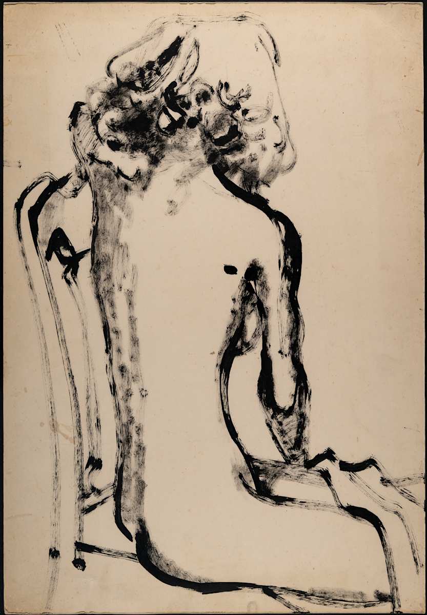 Untitled (Seated Nude with Back Turned) by Michael Lester, Image 2.