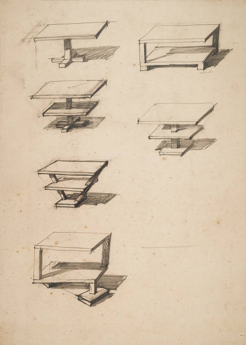 Untitled (Table Designs) by Michael Lester  Image: Recto