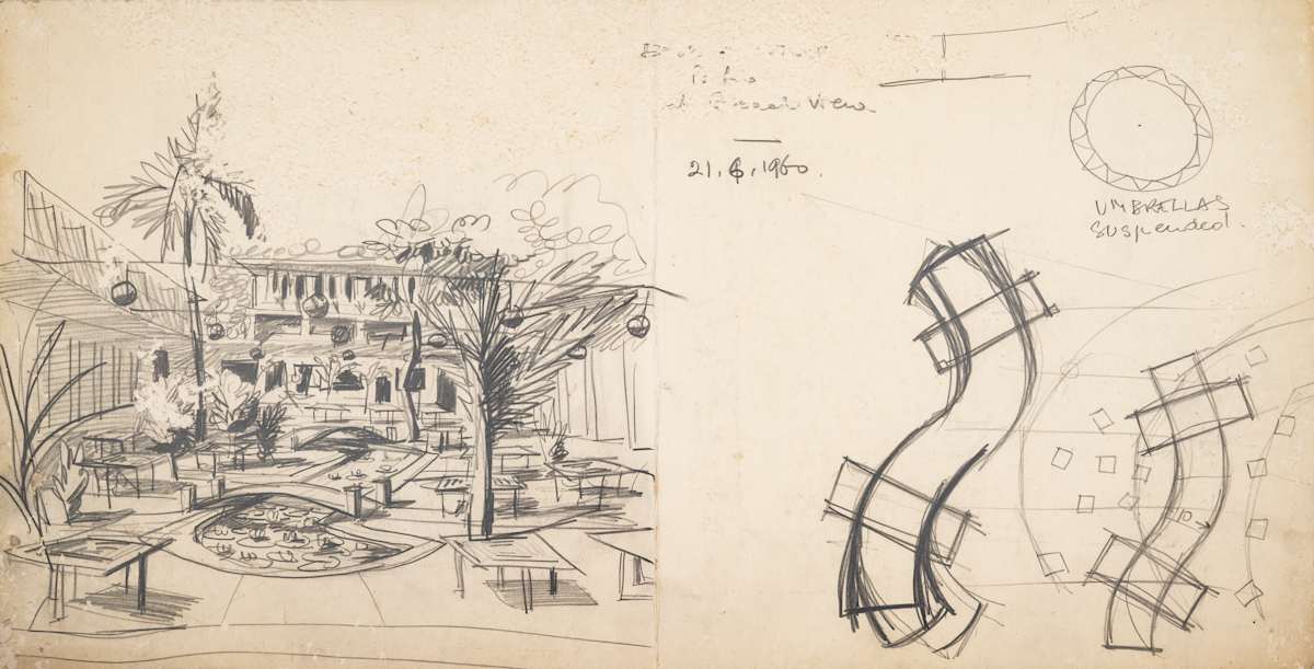 Untitled (Patio Study) by Michael Lester  Image: Recto