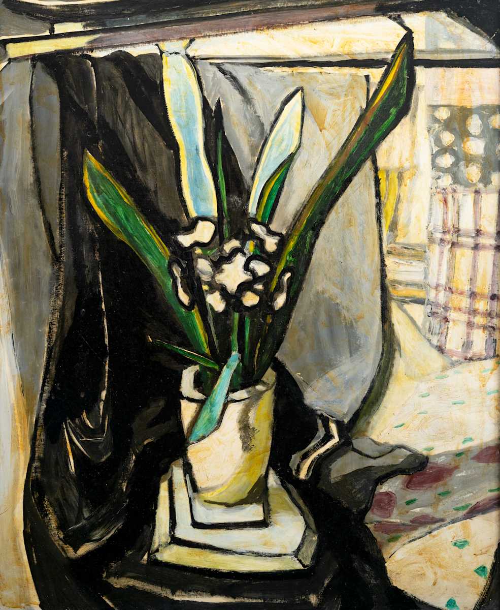 Still Life with Oleander Blossom by Michael Lester  Image: Recto