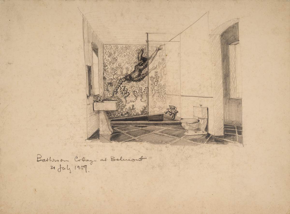 Untitled (Bathroom - Cottage at Belmont) by Michael Lester  Image: Recto