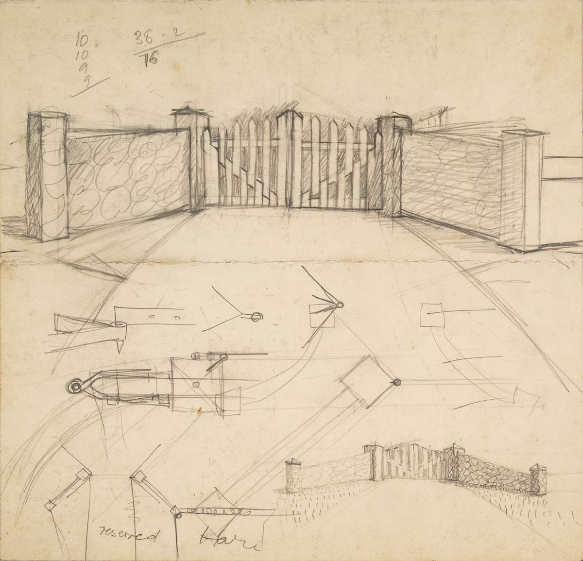Untitled (Front Gate Studies) by Michael Lester  Image: Recto