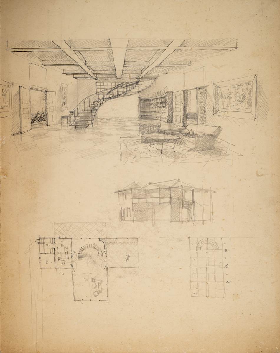 Untitled (Living Room Schematics) by Michael Lester  Image: Recto