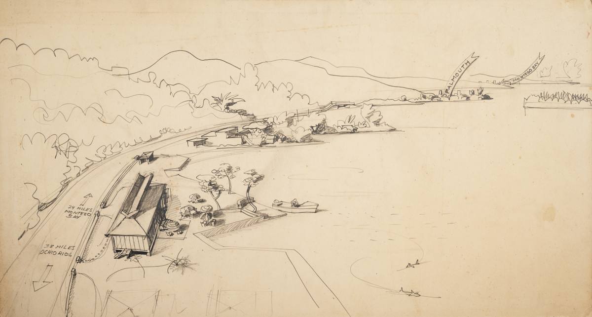 Untitled (Coastal Highway to Montego Bay) by Michael Lester  Image: Recto