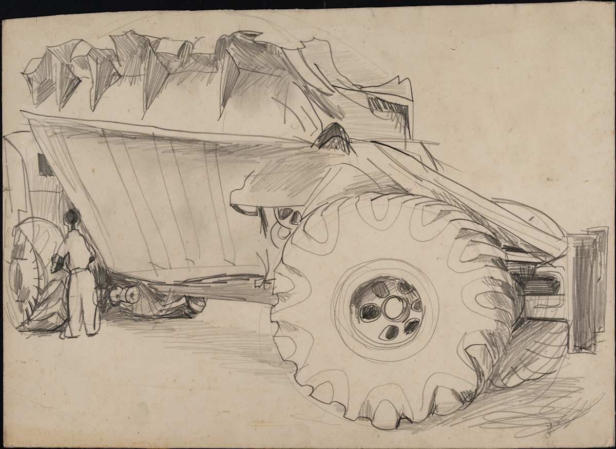Untitled (Vehicle with Large Tires) by Michael Lester, Image 1.