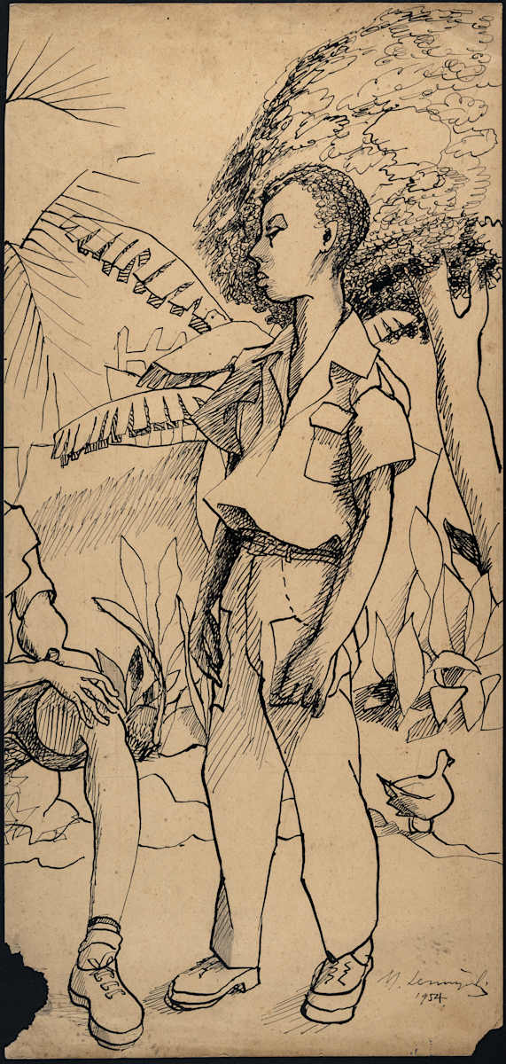 Untitled (Boy in Profile) by Michael Lester, Image 2.