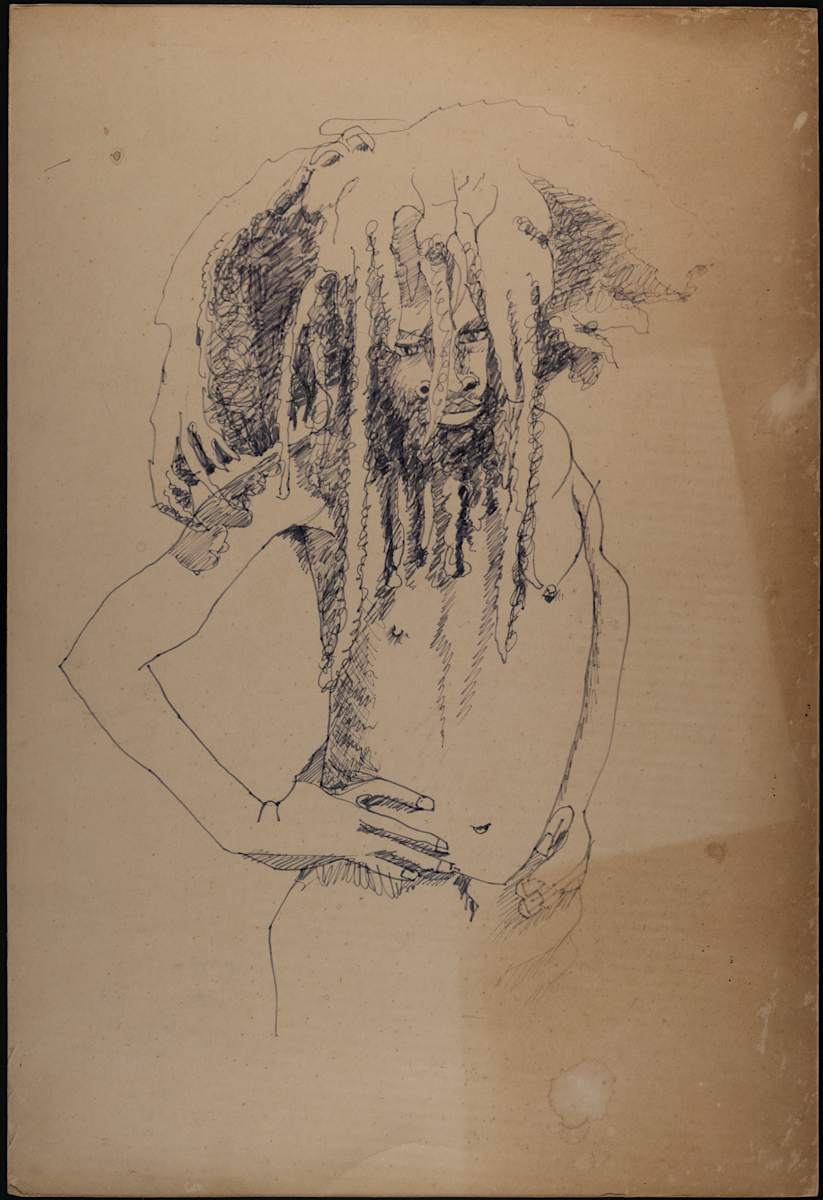 (Untitled) Figure with Dreadlocks by Michael Lester, Image 1.
